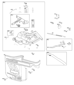 Controls Group Diagram and Parts List for 25V332-0047-F1 200000 - 399999 Briggs and Stratton Engine